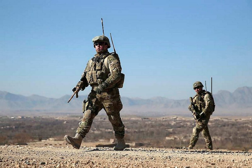 Soldiers in Afghanistan