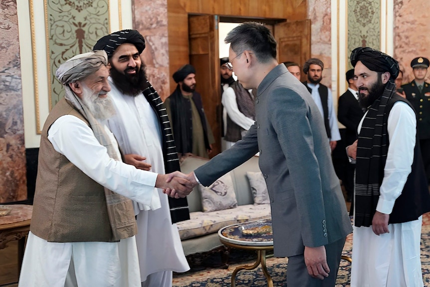 中国新驻阿富汗代表赵兴9月13日递交国书。