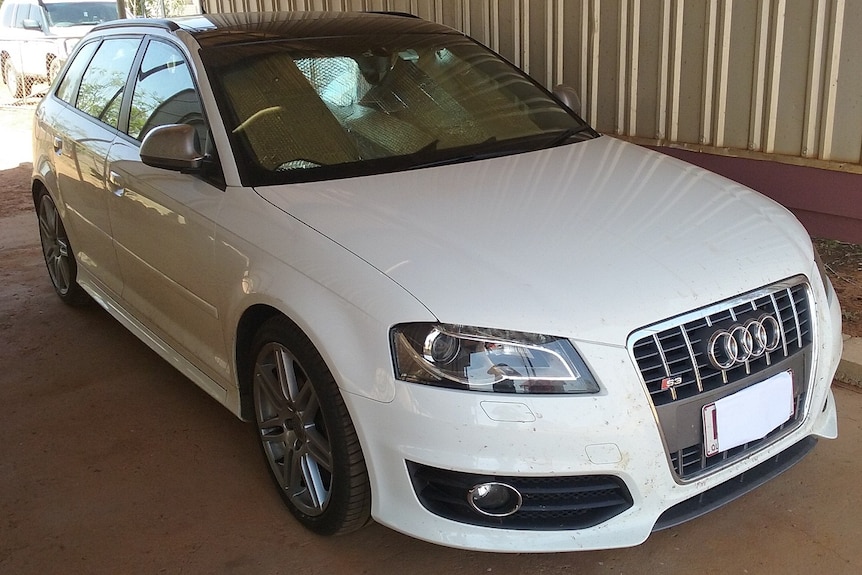 Police seized and impounded the Audi S3.