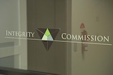 Tasmanian Integrity Commission sign in Hobart office.