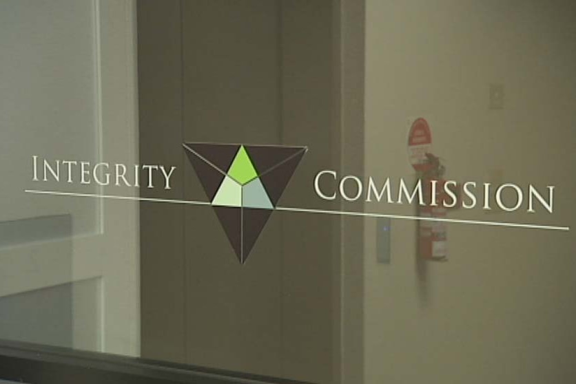 Tasmanian Integrity Commission sign in Hobart office
