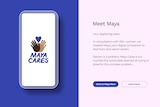 Screenshot of Maya Cares app