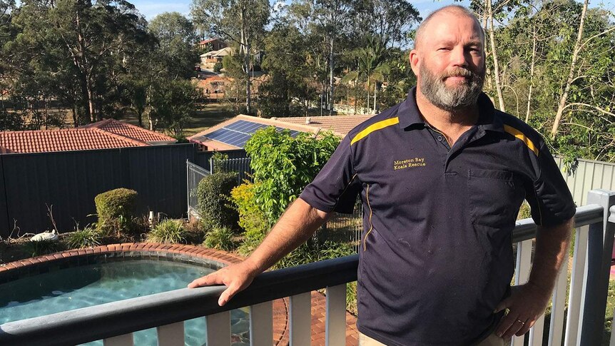 Resident Mike Fowler at his house at McDowell on Brisbane's northside in September 2019.