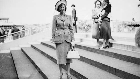 Fashion from the 1948 Melbourne Cup