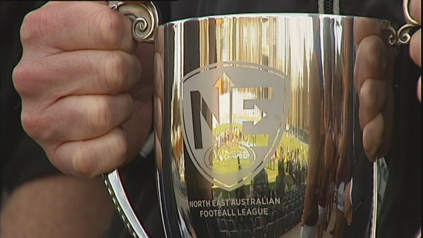 Trophy for the North East Australian Football League which includes Canberra, Brisbane and Sydney teams.