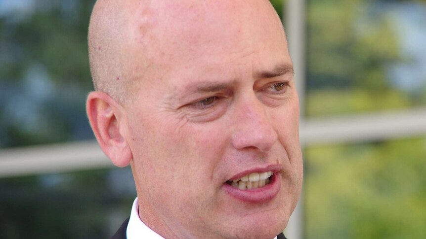 Transport Minister Dean Nalder at press conference in Perth, March 2015