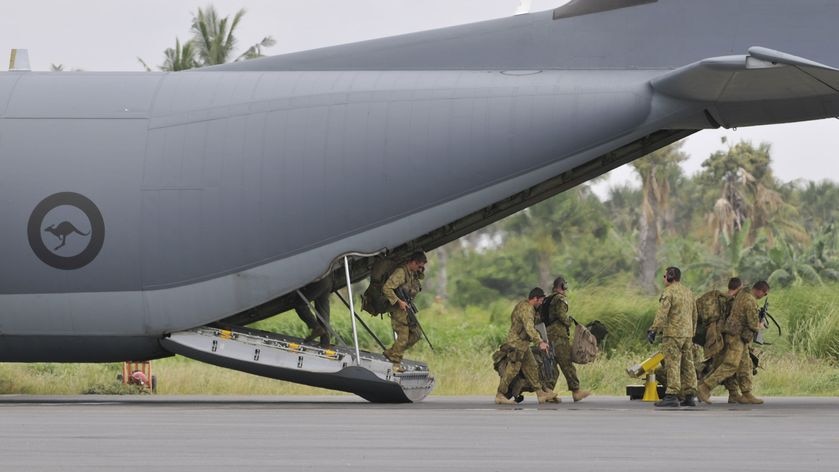 Australian military personnel are providing operational and tactical support to the Timorese forces (file photo).