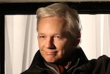 WikiLeaks founder Julian Assange speaks from the Ecuadorian Embassy on December 20, 2012 in London, England.