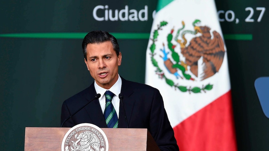 Mexican president  Enrique Pena Nieto