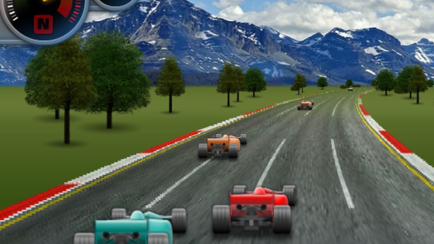Screen shot of cars racing in Sprint Club Nitro