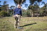 Miguel de Salas has been prospecting and searching for gold for more than 20 years in Tasmania.