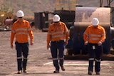 Fly-in, fly-out workers at a WA mine site.