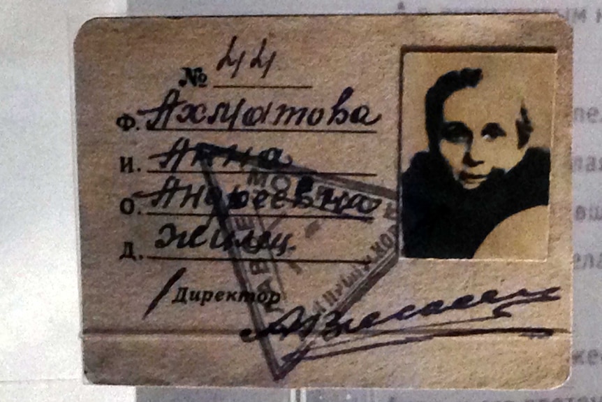 Anna Akhmatova's residency ID