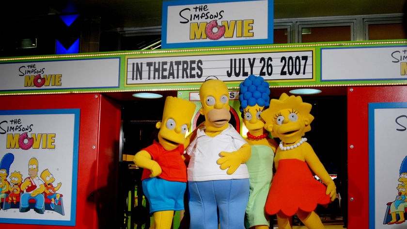 The Simpson Movie premiere in Sydney