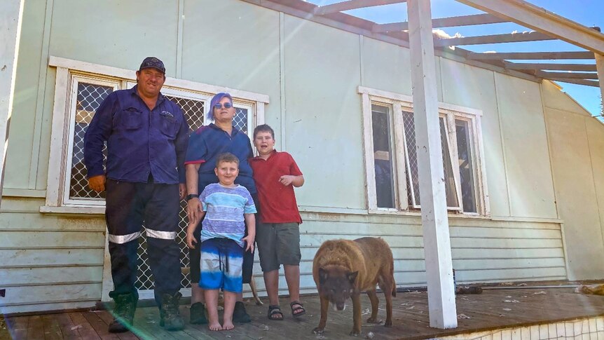 This family's roof was ripped off their home by a cyclone, but they can't get emergency assistance