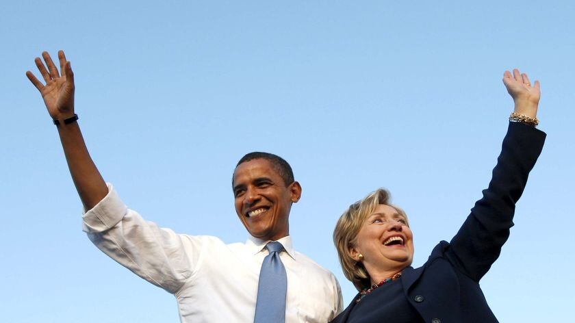 Obama praises Clinton's efforts