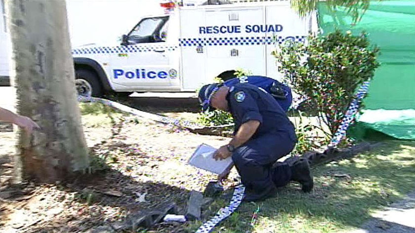 Gruesome discovery...police found a newborn baby's body near Newcastle.