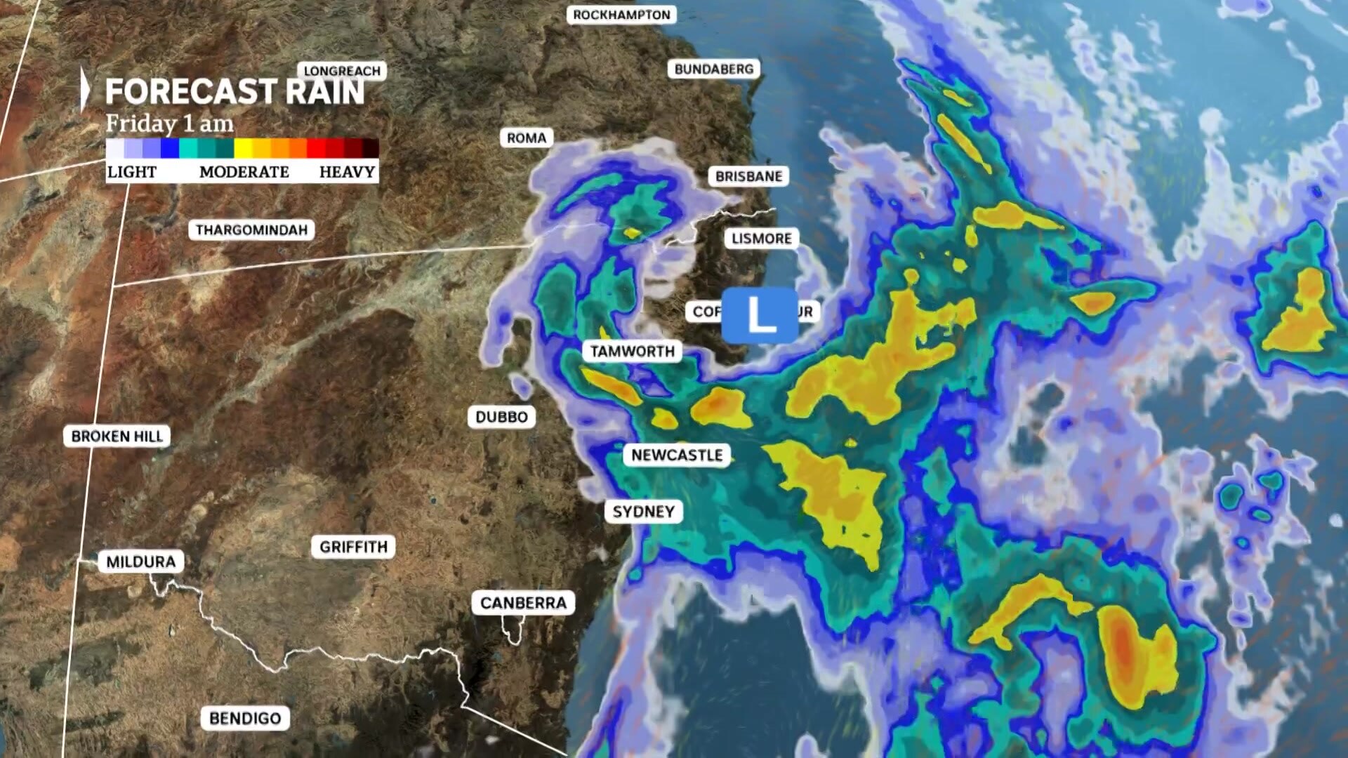Rain animation - ABC News