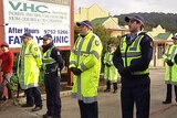 Police deployed at proposed McDonald's site in Tecoma