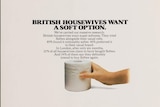 A vintage British toilet paper advert