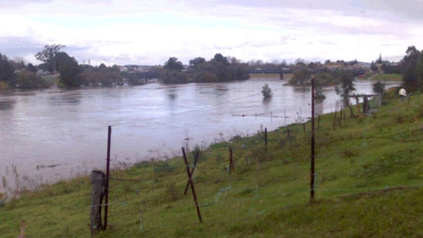The SES keeping an eye on flooding around Maitland where the Hunter River is expected to peak tomorrow afternoon.