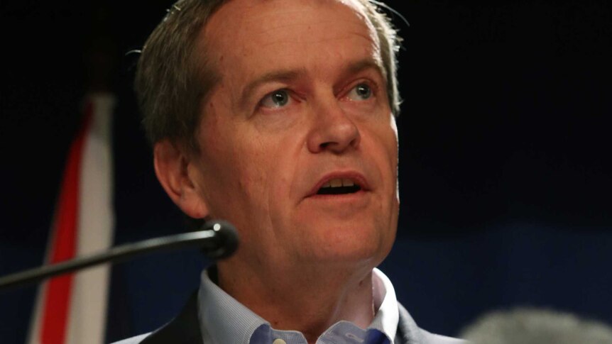 Bill Shorten speaks at a press conference on Sunday August 4, 2013