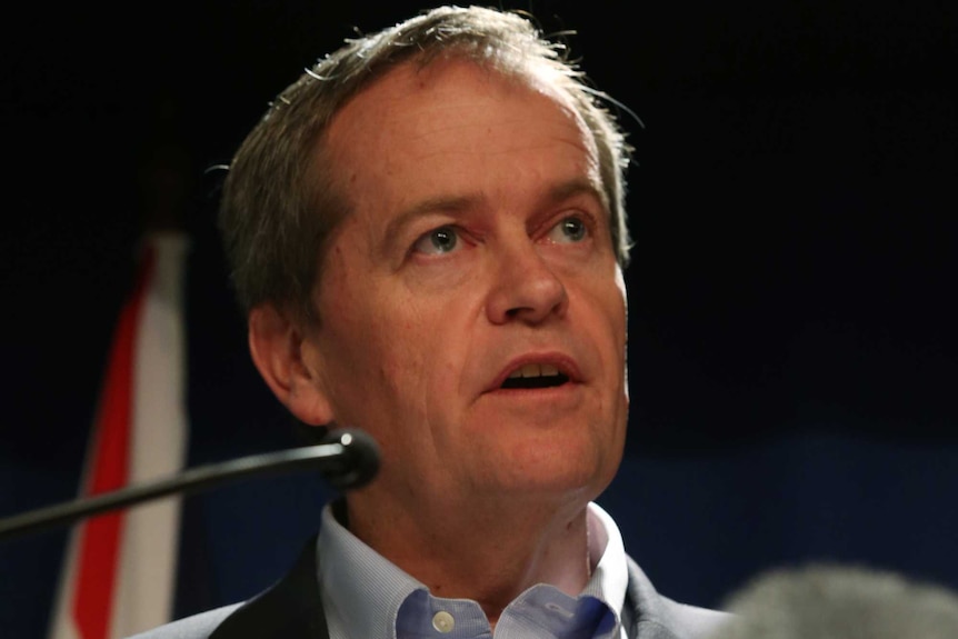 Bill Shorten speaks at a press conference on Sunday August 4, 2013