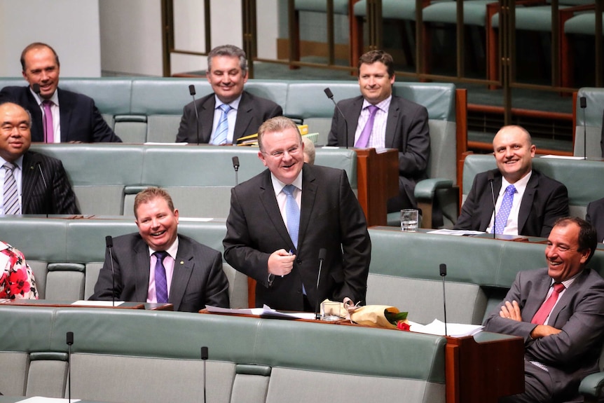 Bruce Billson gives valedictory speech in Parliament.