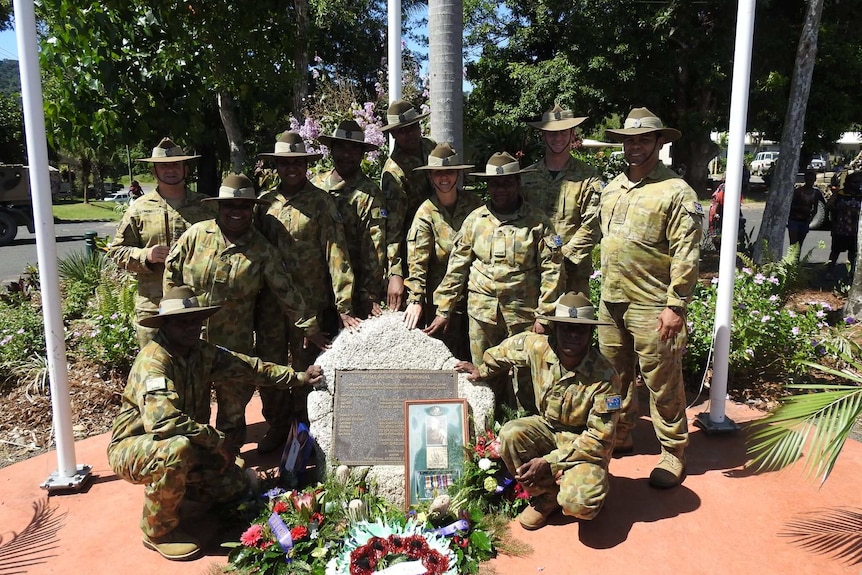 Wujal Wujal's Indigenous recruits pose for a photo