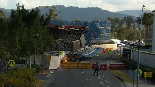 Scaffolding collapse at Robina shopping centre