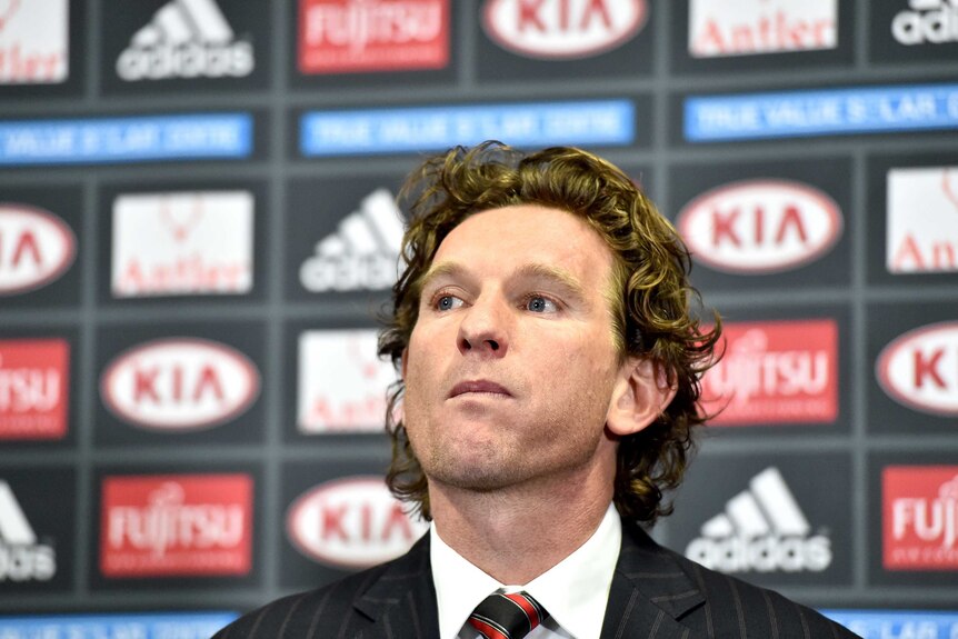James Hird will present the Norm Smith Medal at the AFL grand final.