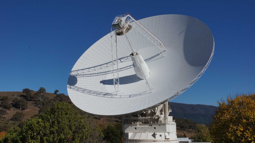 70 metre antenna at the Canberra Deep Space Communication Complex at Tidbinbilla