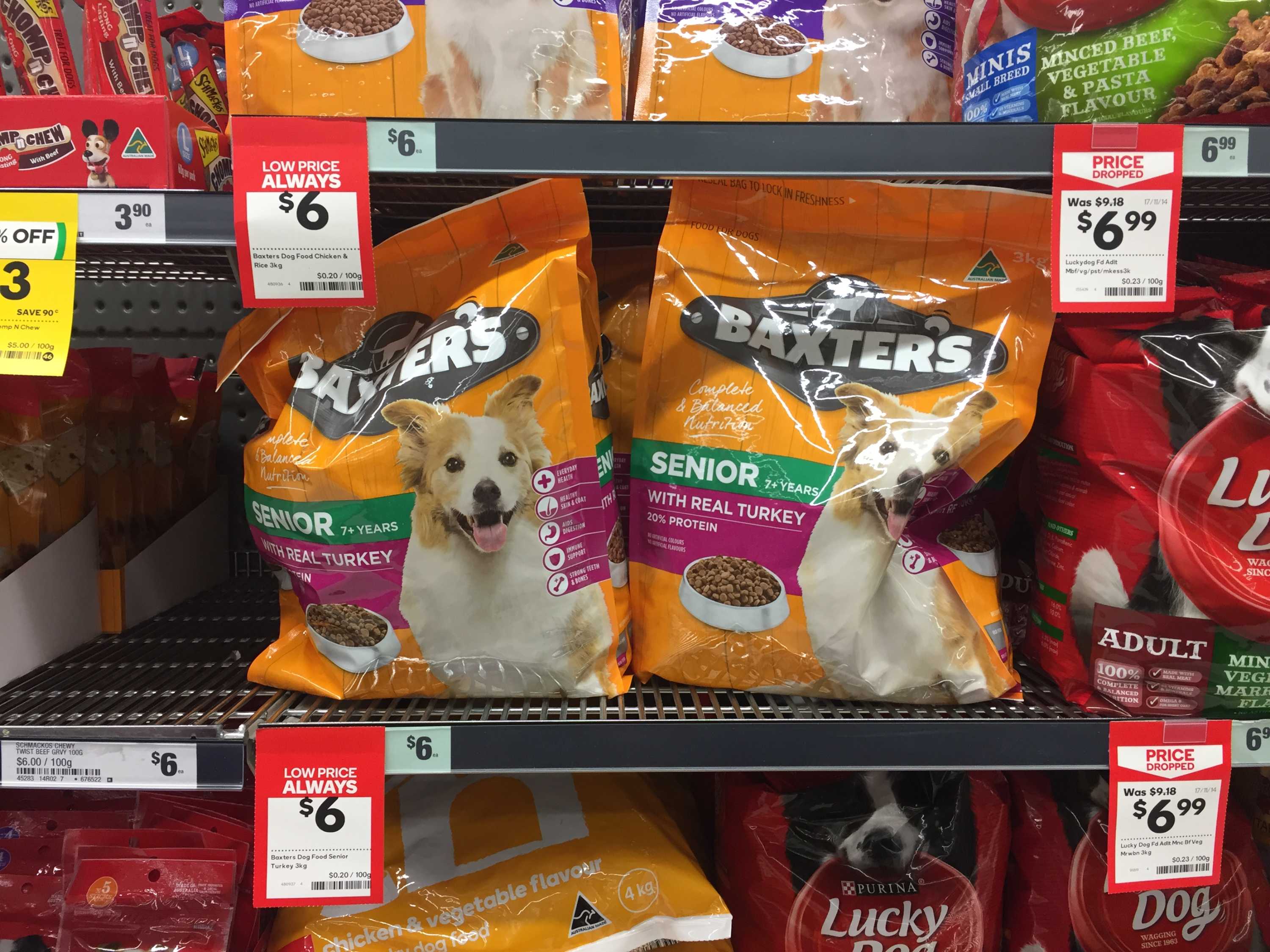 baxters dry dog food