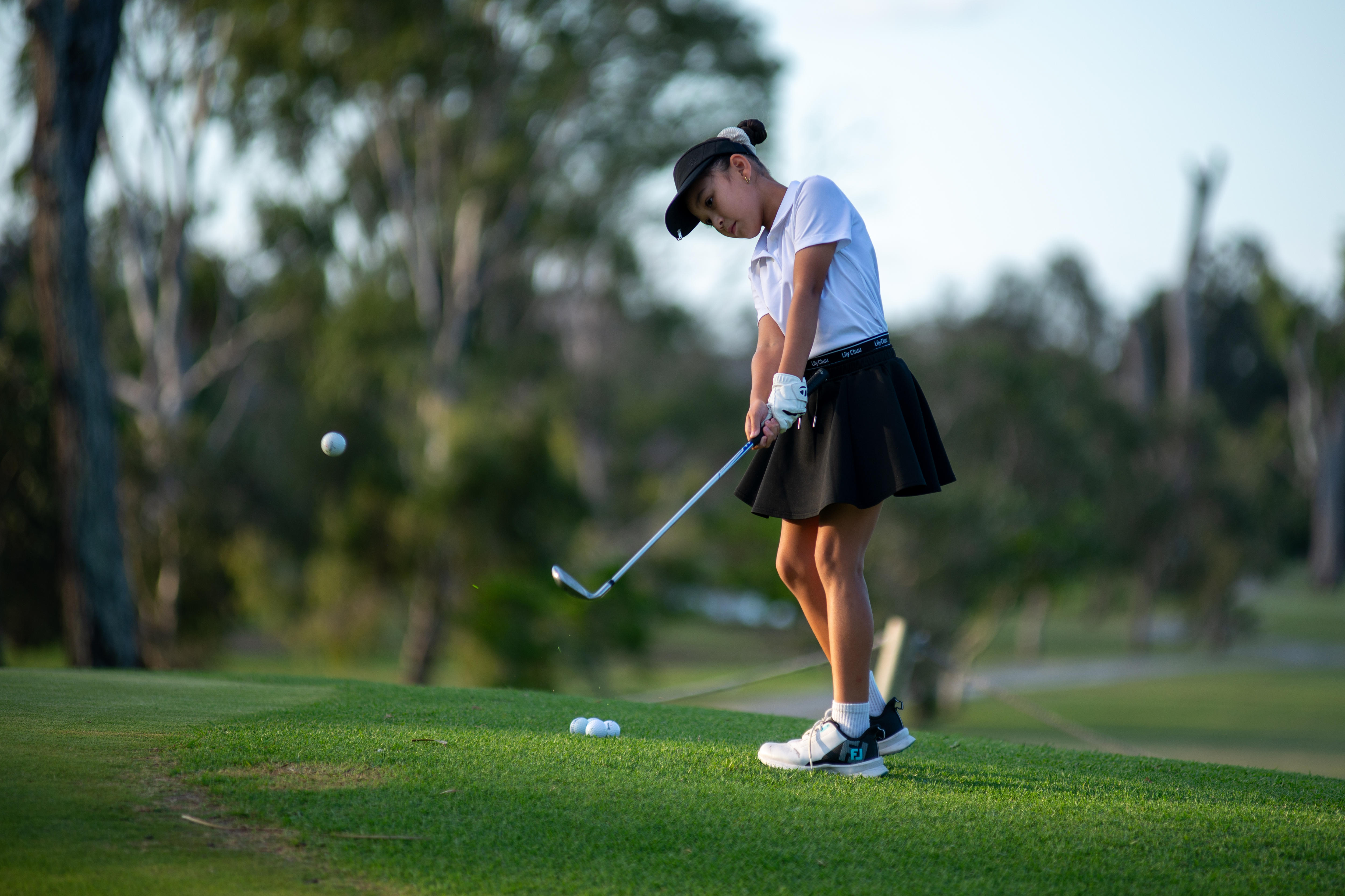 This 8yo is one of many girls and young women driving golf numbers up