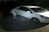 A man attempts to steal a car in Townsville.