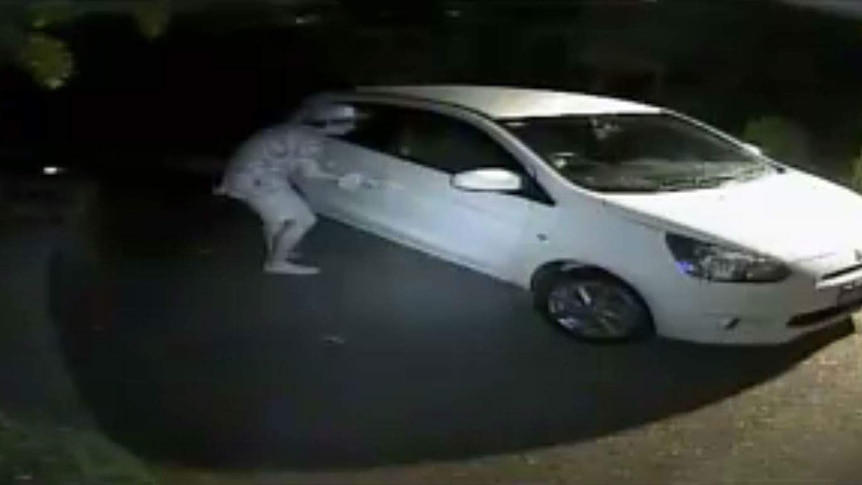 A man attempts to steal a car in Townsville.