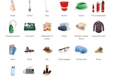 21 images of things you need to have in your bushfire survival kit 