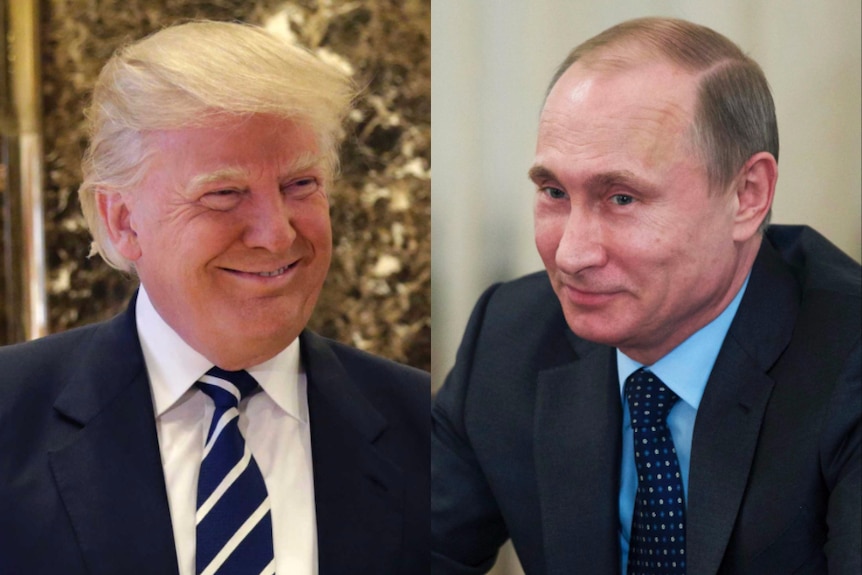 Donald Trump and Vladimir Putin