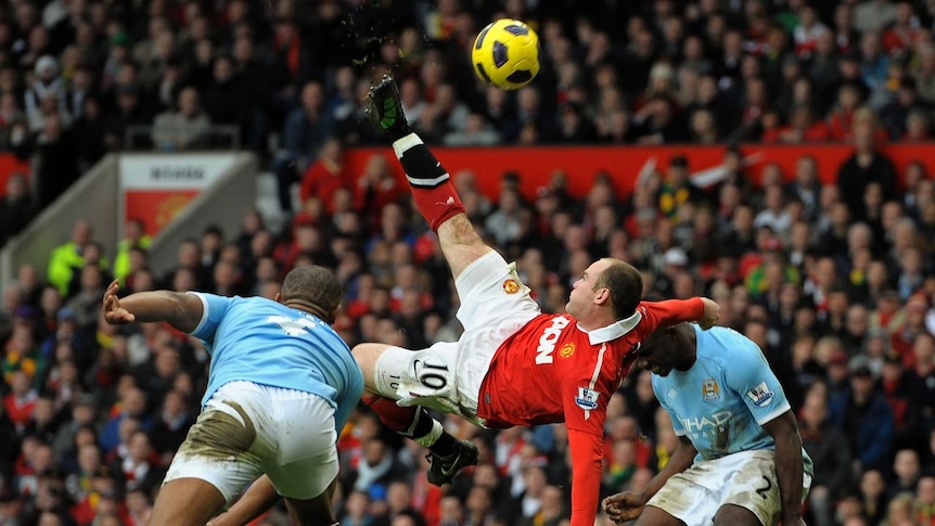 Rooney's winner will forever be remembered in Manchester derby history.