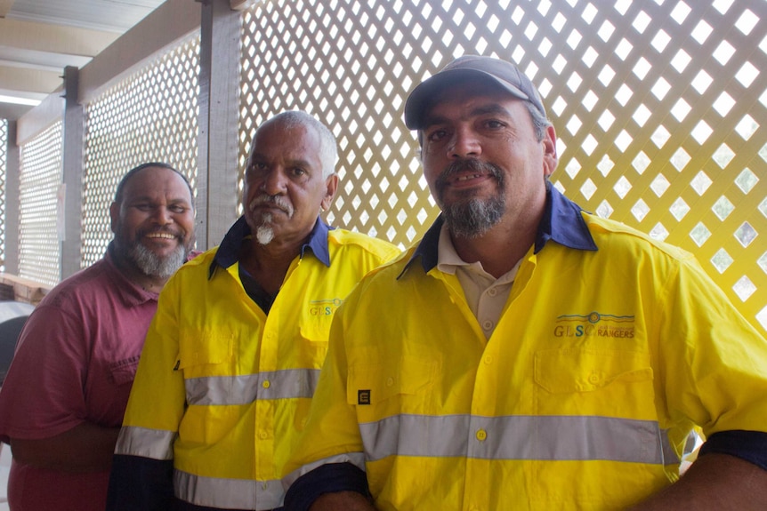 The team leaders of the restructured Goldfields Land and Sea Council ranger program.