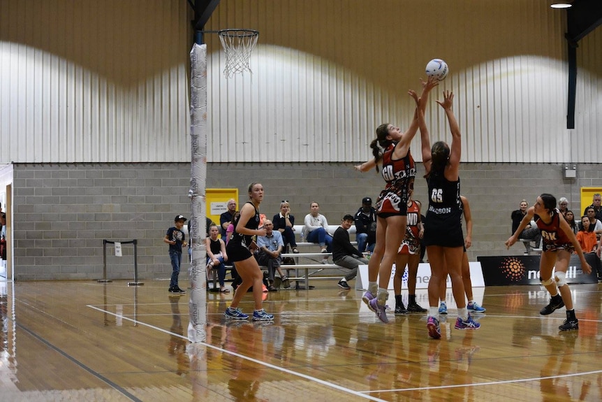 Gabby Coffey steals the ball for Northern Territory at Nationals.