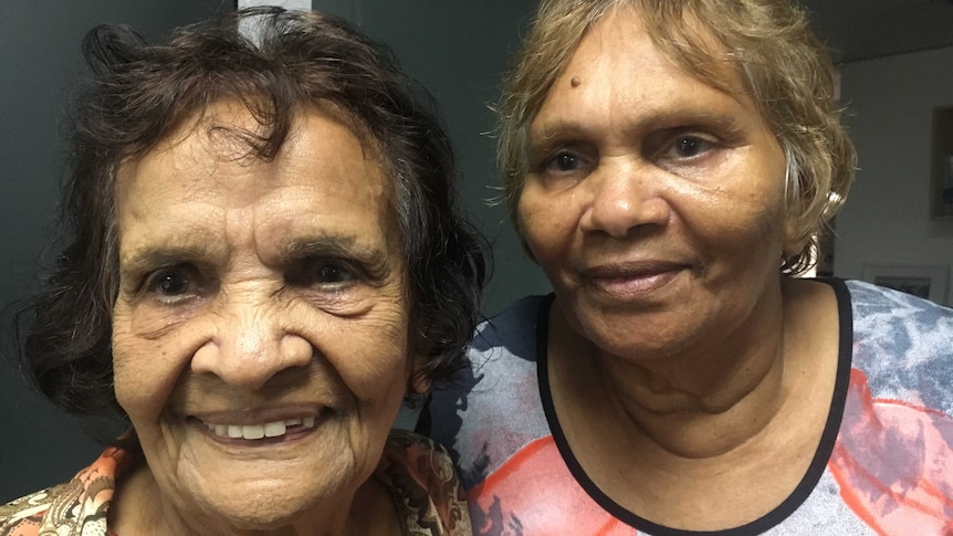 NT Stolen Generations Aboriginal Corporation chairwoman Eileen Cummings and Stolen Generations member Netta Cahill