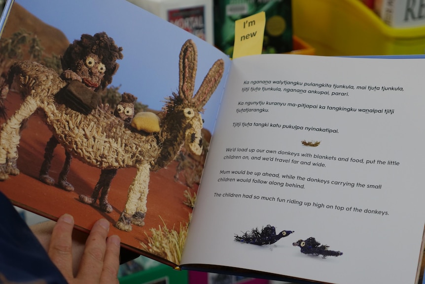 A children's picture book featuring English and indigenous language. 
