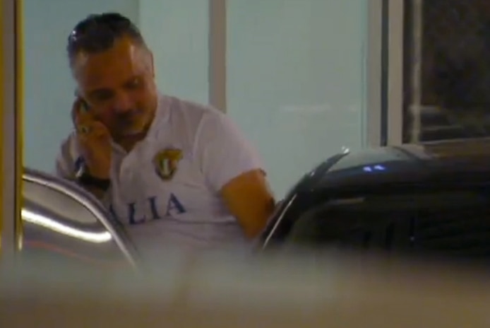 Mr Di Carlo on the phone