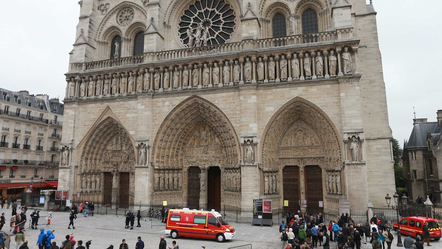 A French right winger shot himself in Notre Dame in protest at new same sex marriage laws