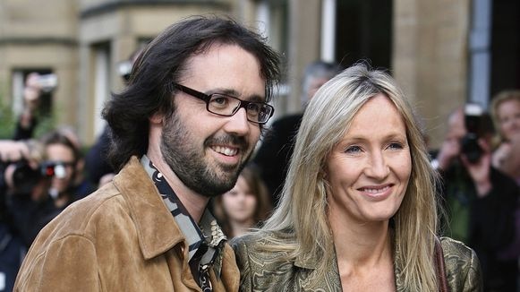 Author JK Rowling and her husband Dr Neil Murray