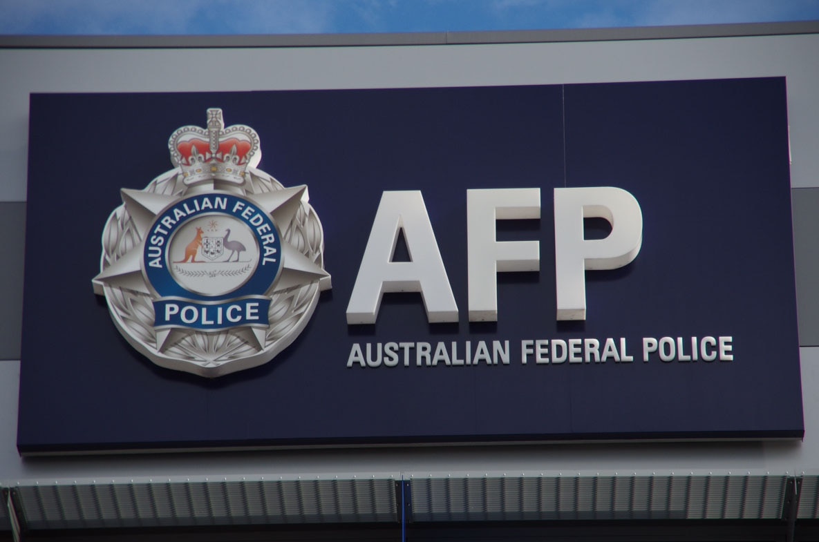 AFP sign Perth Airport