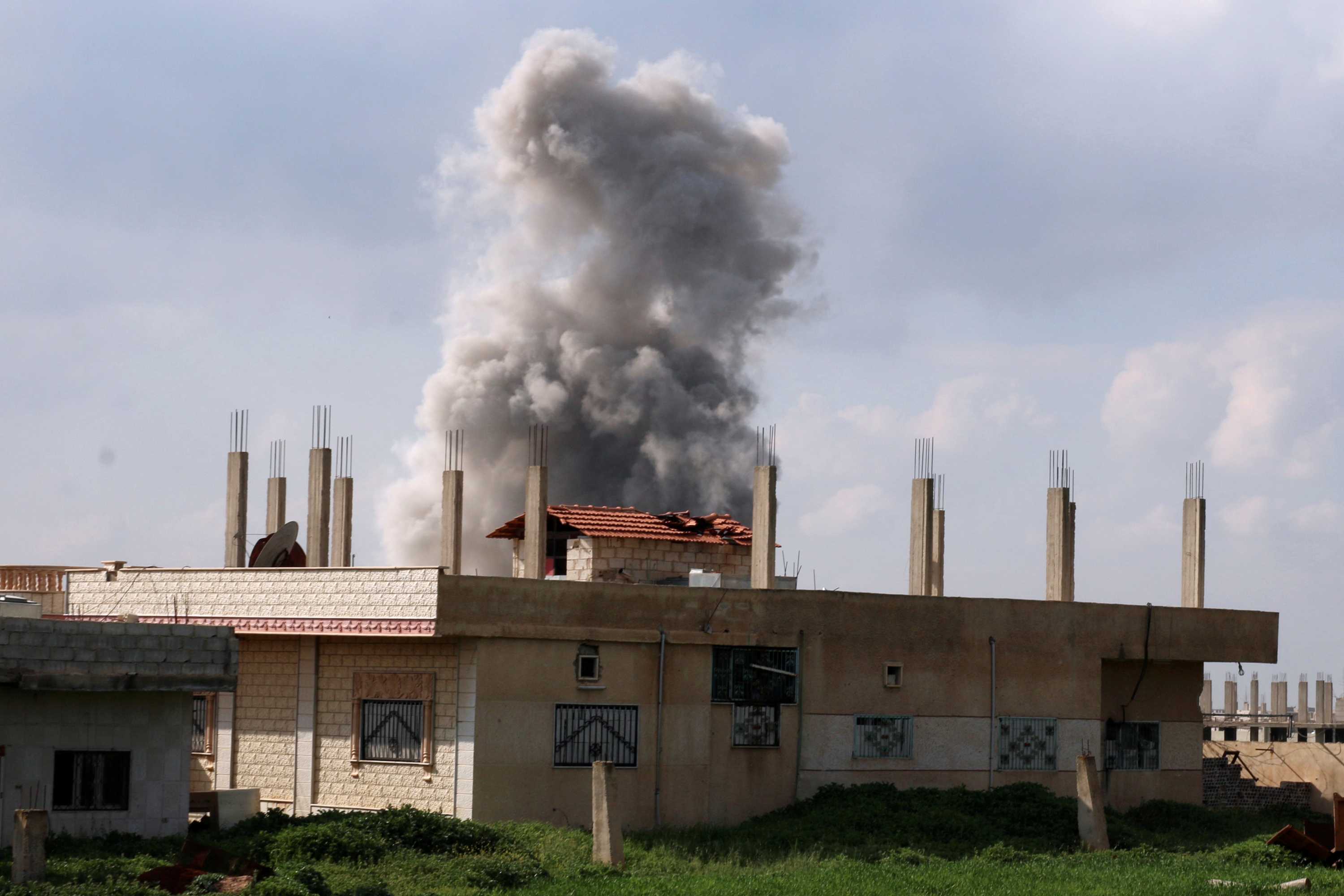 Syrian war: At least 11 killed in barrel bomb attack following weekend ...