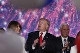 Donald Trump claps, looks up in awe during RNC