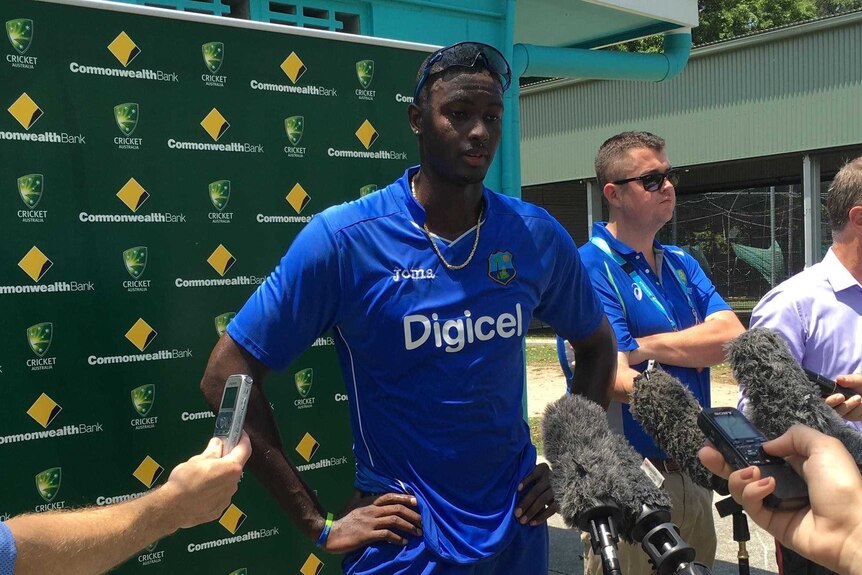 West Indian captain Jason Holder